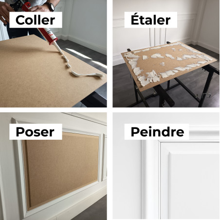 Panneau bois décoratif 92x51,5cm | Nordlinger