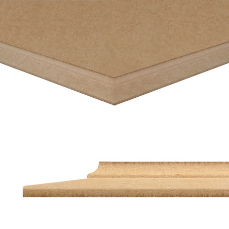 Panneau bois décoratif 51,5x51,5cm | Nordlinger