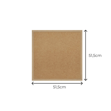 Panneau bois décoratif 51,5x51,5cm | Nordlinger