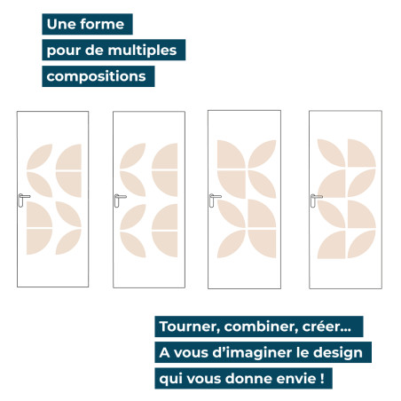 Kit CréaPorte FlowDéco pour porte intérieure