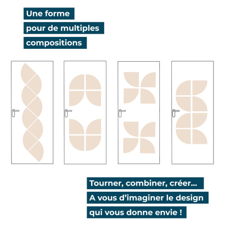 Kit CréaPorte ArDéco pour porte intérieure