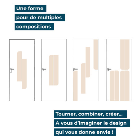 Kit CréaPorte LongDéco pour porte intérieure
