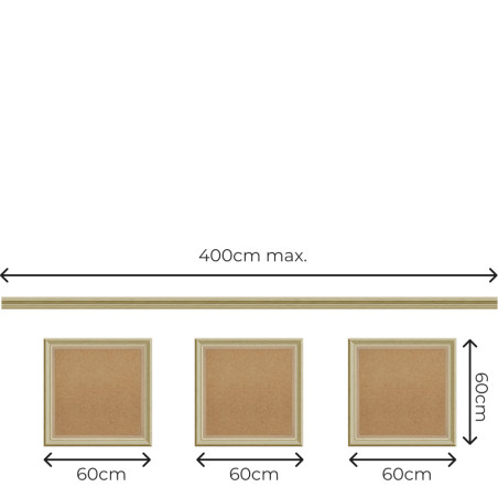 Kit de soubassement 200 à 400cm - Décor Florence Exclusive
