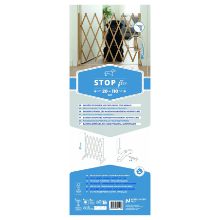 Barrière sur pied stopflex emballage