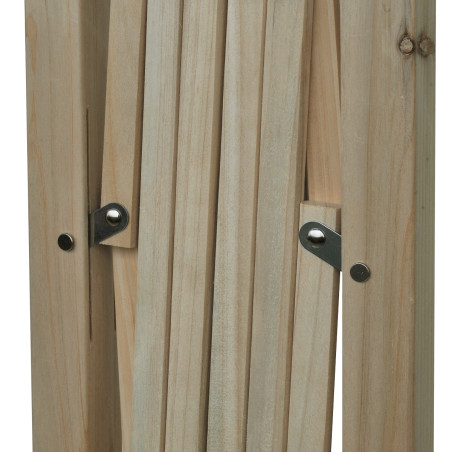 Barrière sur pied stopflex pliée