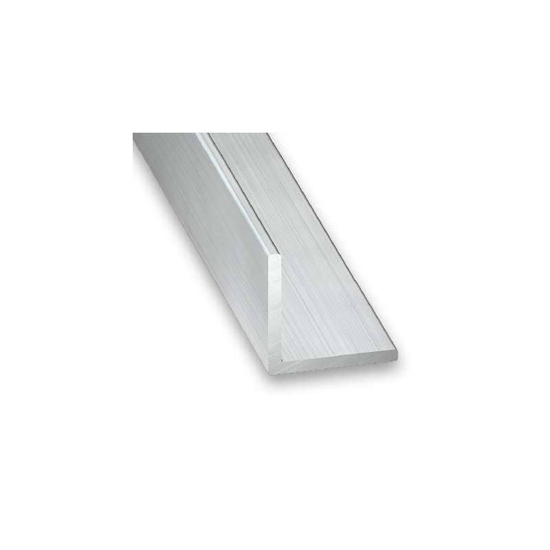 Cornière alu brut 20x20x1,5mm 1m