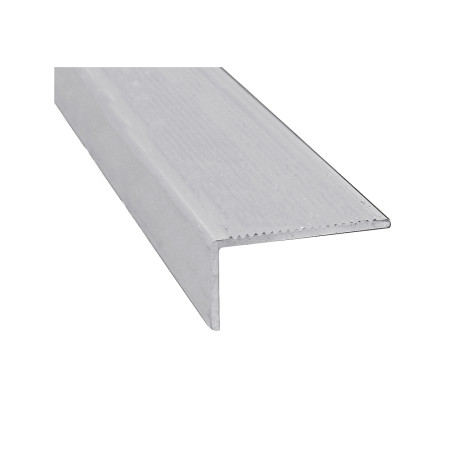 Nez de marche alu brut 45x23mm 1m