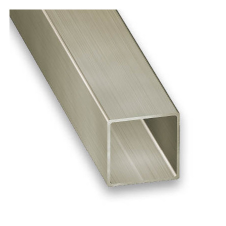 Tube carré inox mat 25x25x1mm 1m