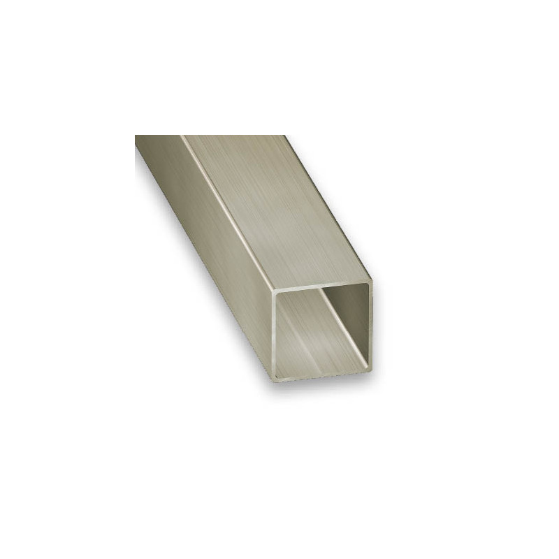 Tube carré inox mat 25x25x1mm 1m