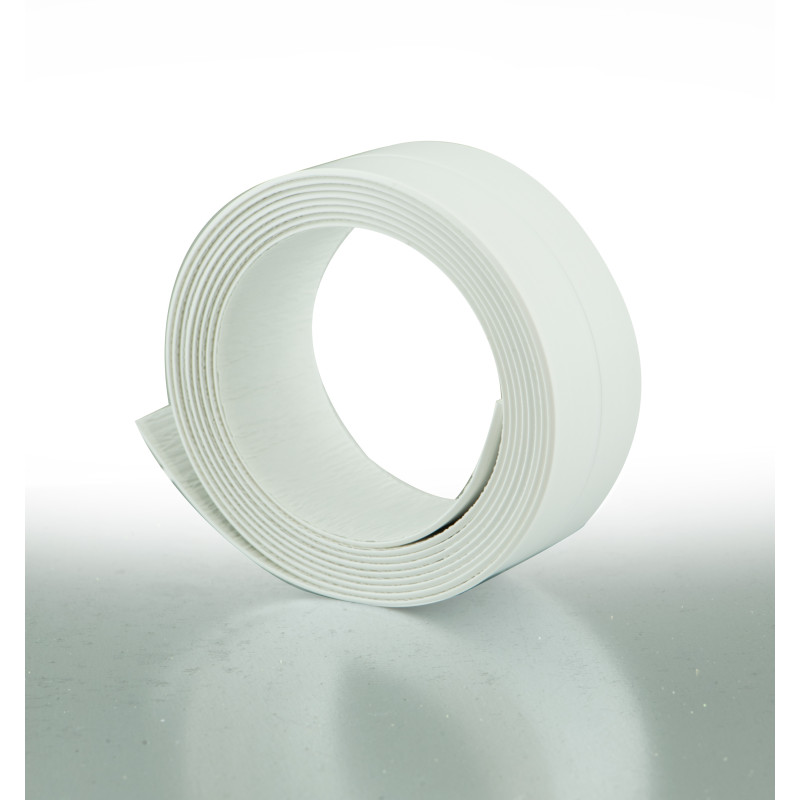 Profilé étanchéité adhésif blanc 41mmx2,4m