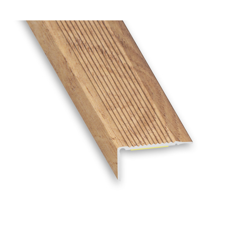 Nez de Marche Adhésif Chêne Moyen 45x23mm x1m