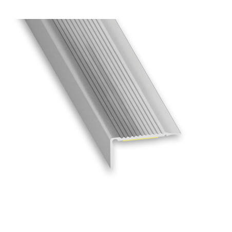 Nez de Marche Adhésif Alu Incolore 45x23mm x1m