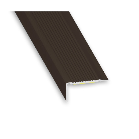 Nez de Marche Adhésif Alu Bronze 45x23mm x1m