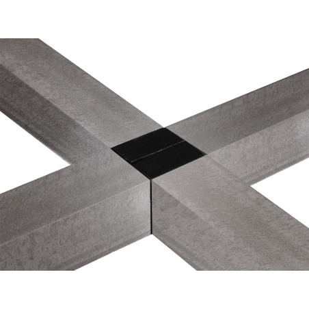 Connecteur 4 voies Renf. croix 25x25x1.5mm