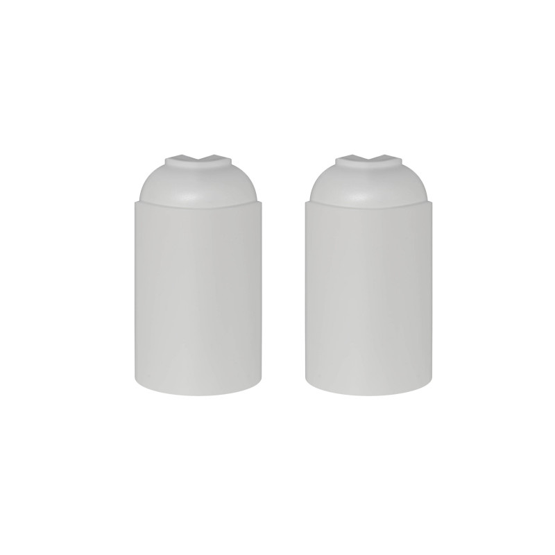 Angle sortant plinthe moulurée blanche 7,5 cm