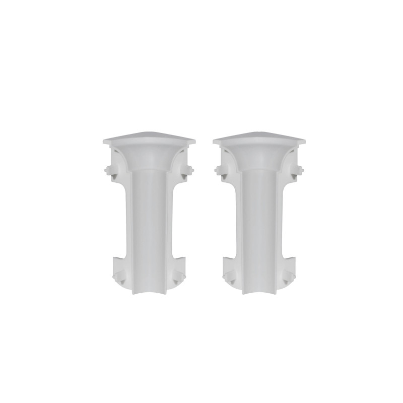 Angle rentrant plinthe moulurée blanche 7,5 cm