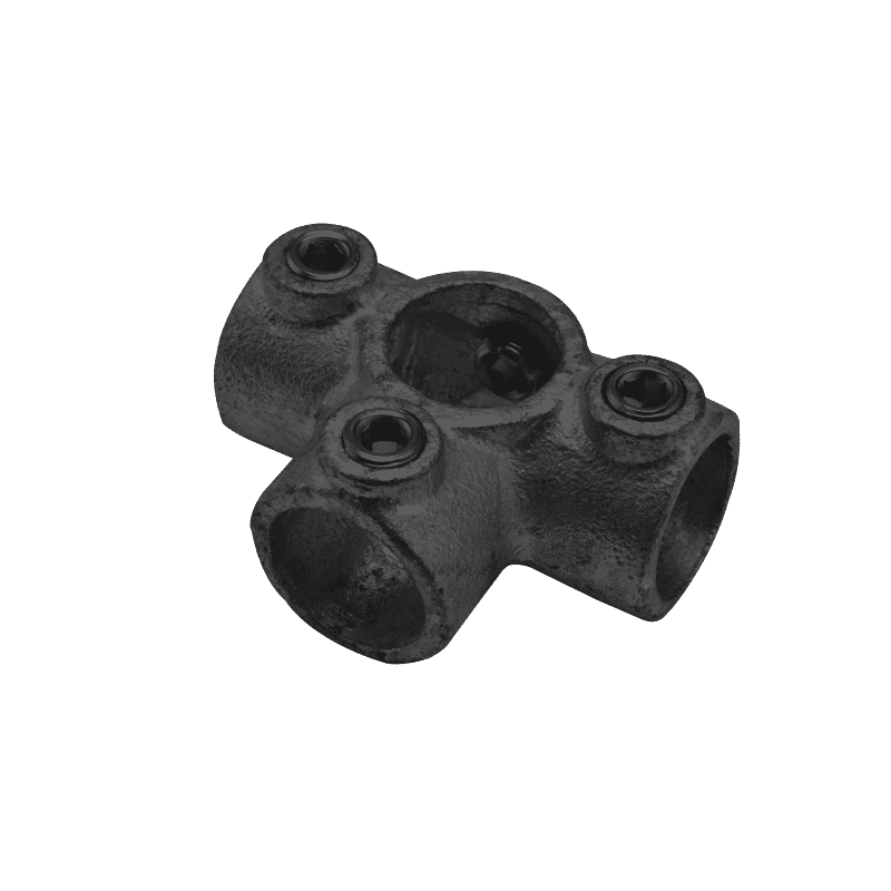 Raccord d’angle croix 4 tubes