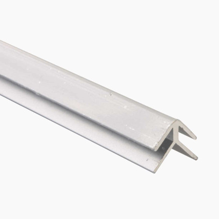 Lot de 12 profils d’angle gris alu