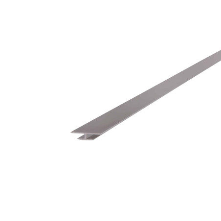 Lot de 12 profils de jonction gris alu