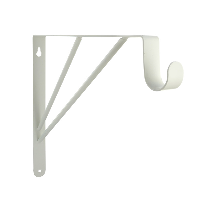 Console de penderie filaire acier blanc 260x300 mm