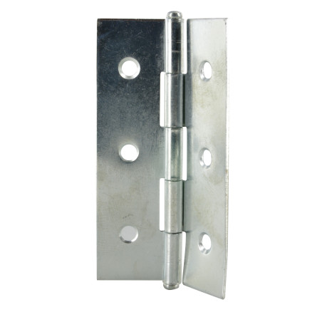 Lot de 10 charnières rectangulaires acier zingué 70x40 mm