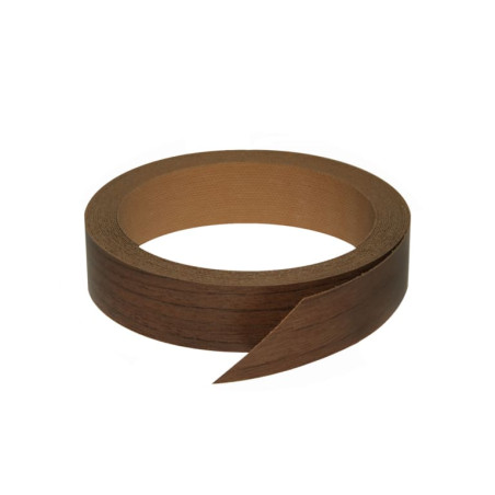Bande de chant pré-encollée noyer 23mm