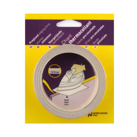 Bande de chant pré-encollée chêne clair 23mm