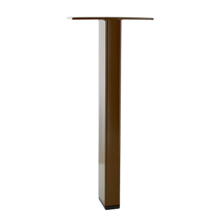 Pied de sommier acier brun 40x20 mm H240 mm
