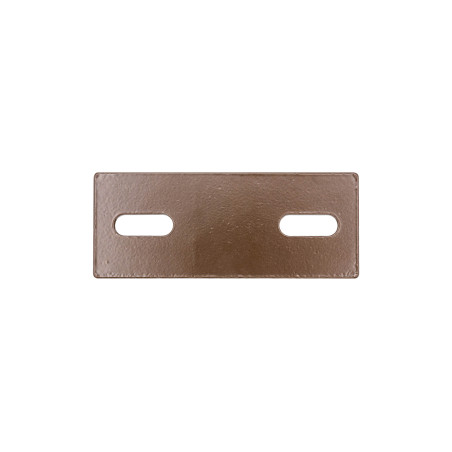 Pied de sommier acier brun 40x20 mm H240 mm