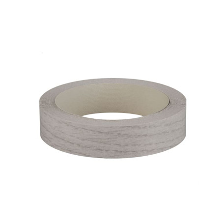 Bande de chant pré-encollée silex / chêne grisé 23mm