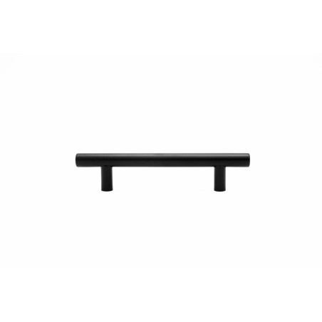 Poignée barre inox noir L146 mm entraxe 96 mm