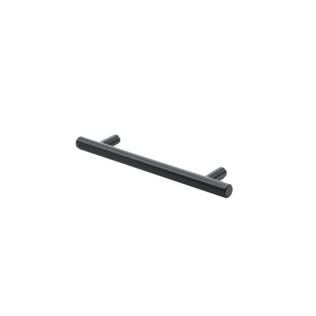 Poignée barre inox noir L178 mm entraxe 128 mm
