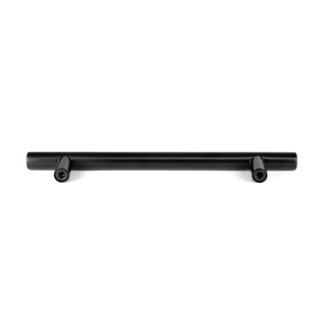 Poignée barre inox noir L178 mm entraxe 128 mm