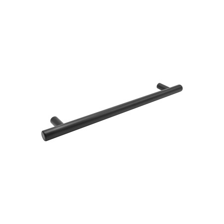 Poignée barre inox noir L242 mm entraxe 192 mm