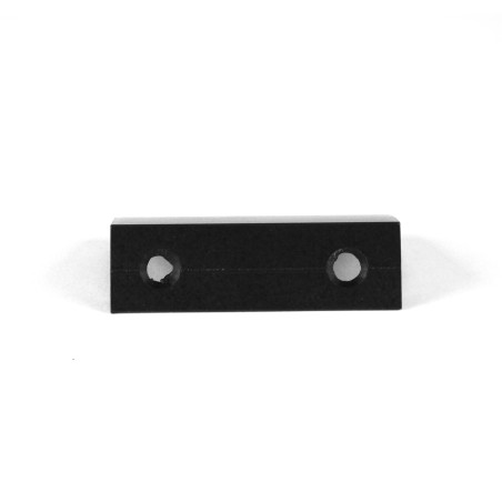 Poignée aluminium noir mat L50 mm entraxe 32 mm
