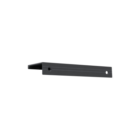Poignée aluminium noir mat L116 mm entraxe 96 mm