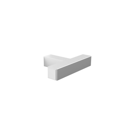 Bouton T rectangle acier inox L50 mm P35 mm