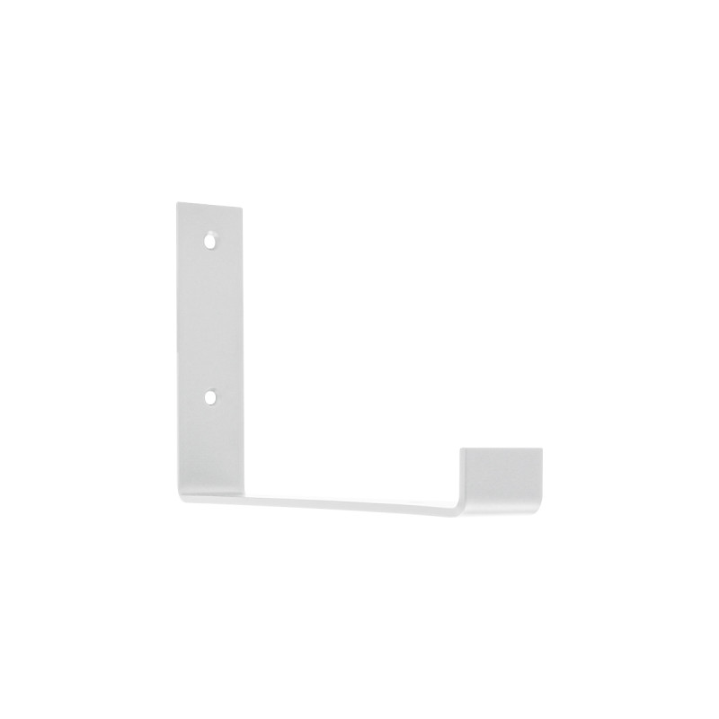 Console industrielle acier blanc mat 190x120 mm