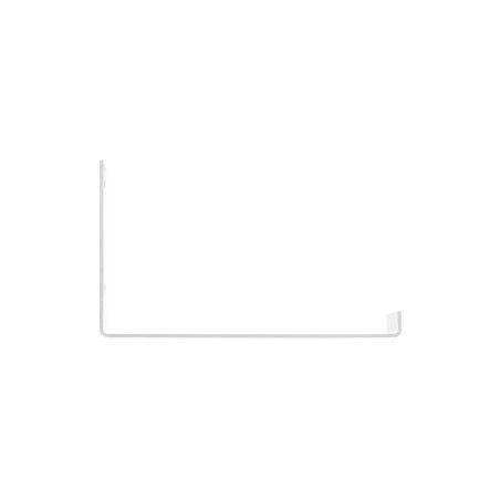 Console industrielle acier blanc mat 240x140 mm