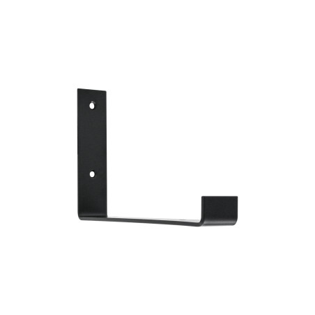 Console industrielle acier noir mat 190x120 mm