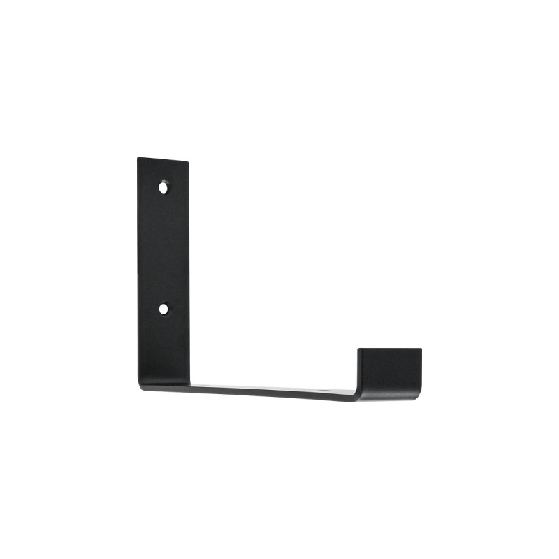 Console industrielle acier noir mat 190x120 mm