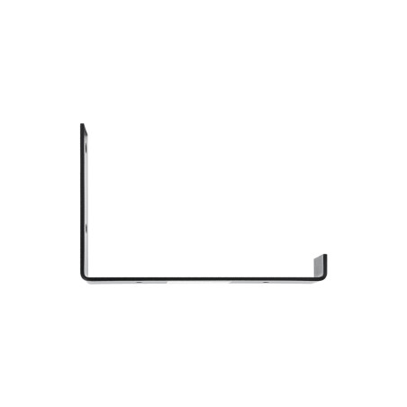 Console industrielle acier noir mat 190x120 mm