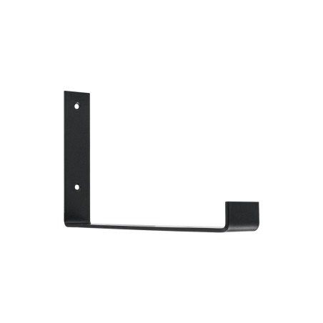 Console industrielle acier noir mat 240x140 mm