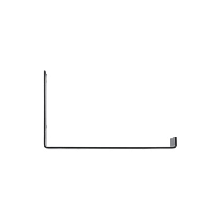 Console industrielle acier noir mat 240x140 mm