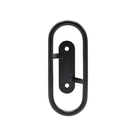 Patère filaire Loop acier noir 1 tête Ø6 mm