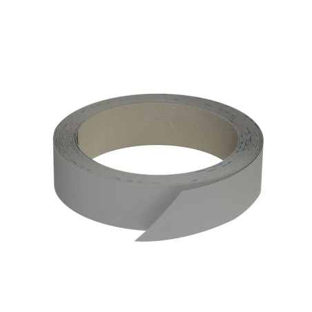 Bande de chant pré-encollée gris perle 23mm