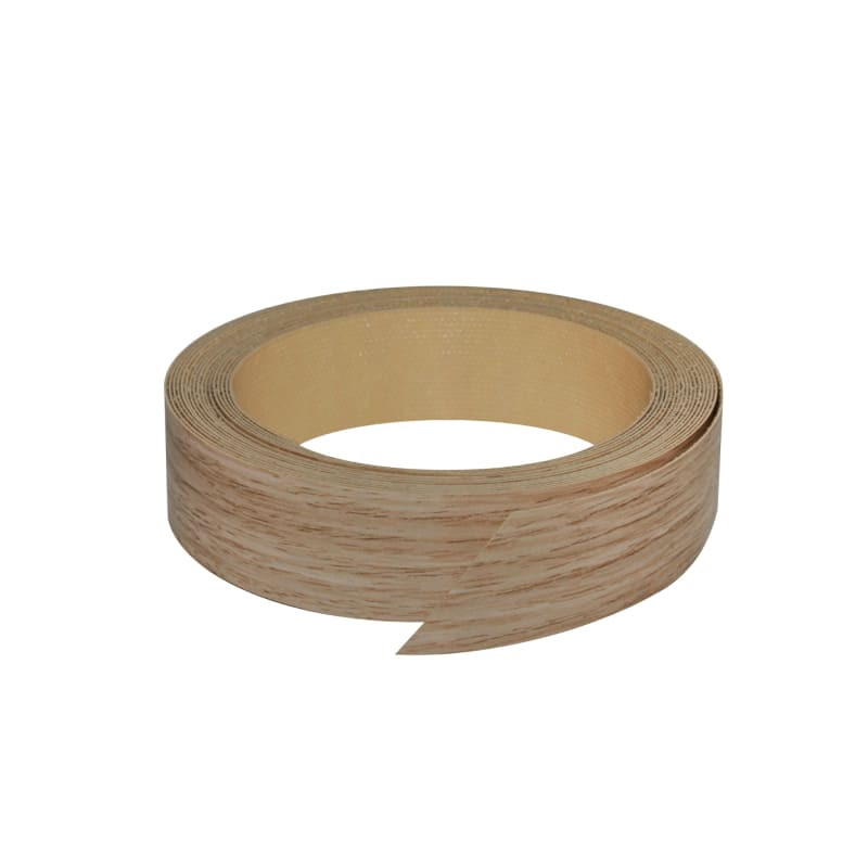 Bande de chant pré-encollée bois blanchi 23/34mm