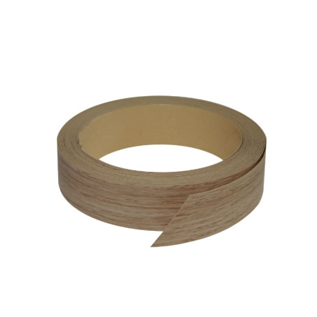 Bande de chant pré-encollée chêne royal vanille 23mm