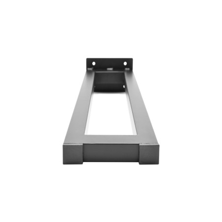 Pied de meuble Vintage acier noir 25x25 mm L120 mm H710 mm