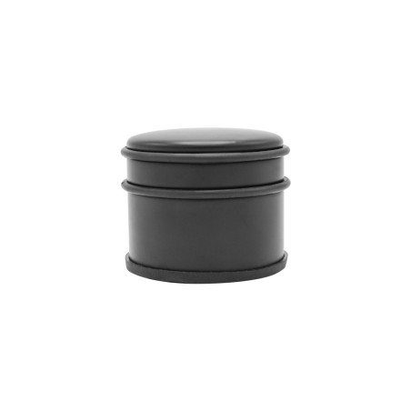 Butée de porte à poser cylindrique acier noir mat Ø70 mm 1 kg